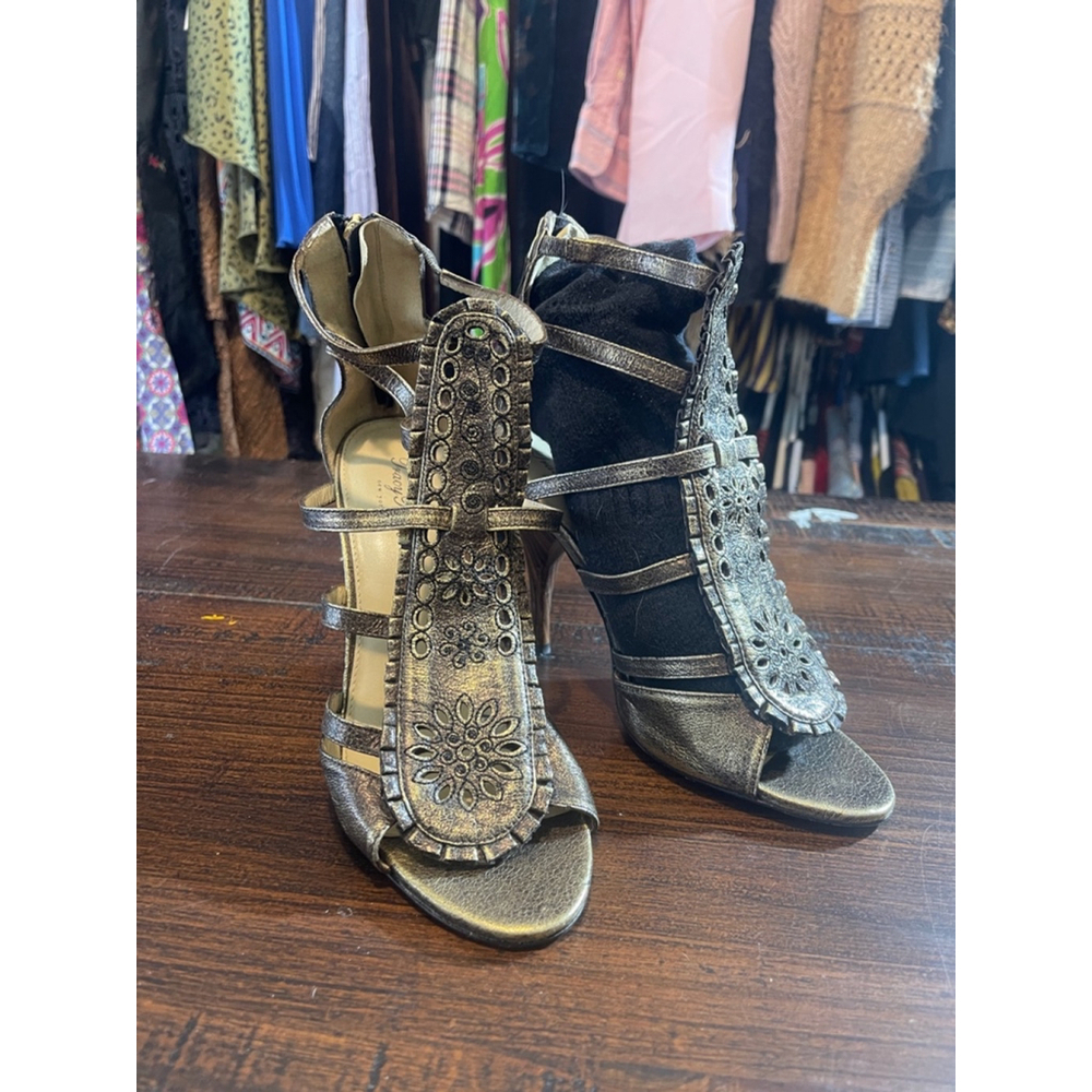 Tracy Reese New York Heels Leather Size 39.5 - Picture 9 of 15